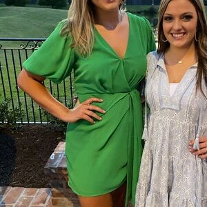 Green dress- worn once